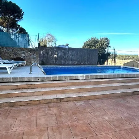 Feriehus Anna 10 People Private Pool 10 Kms Lloret Vidreres